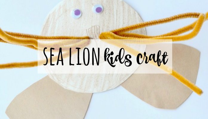Sea Lion Kids Craft feature