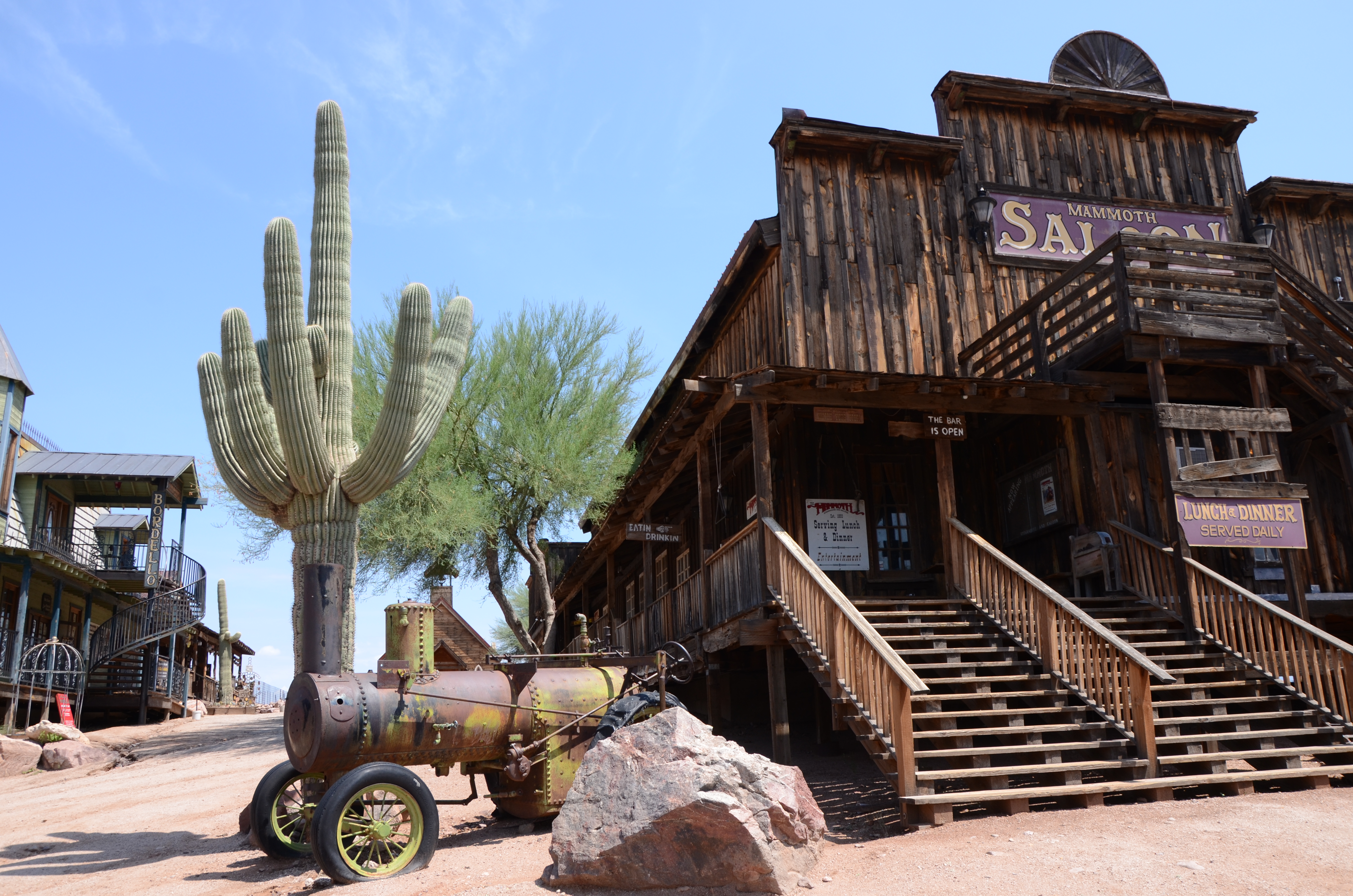 Visiting the Gholdfield Ghost Town with the Coyote Coupon Book 