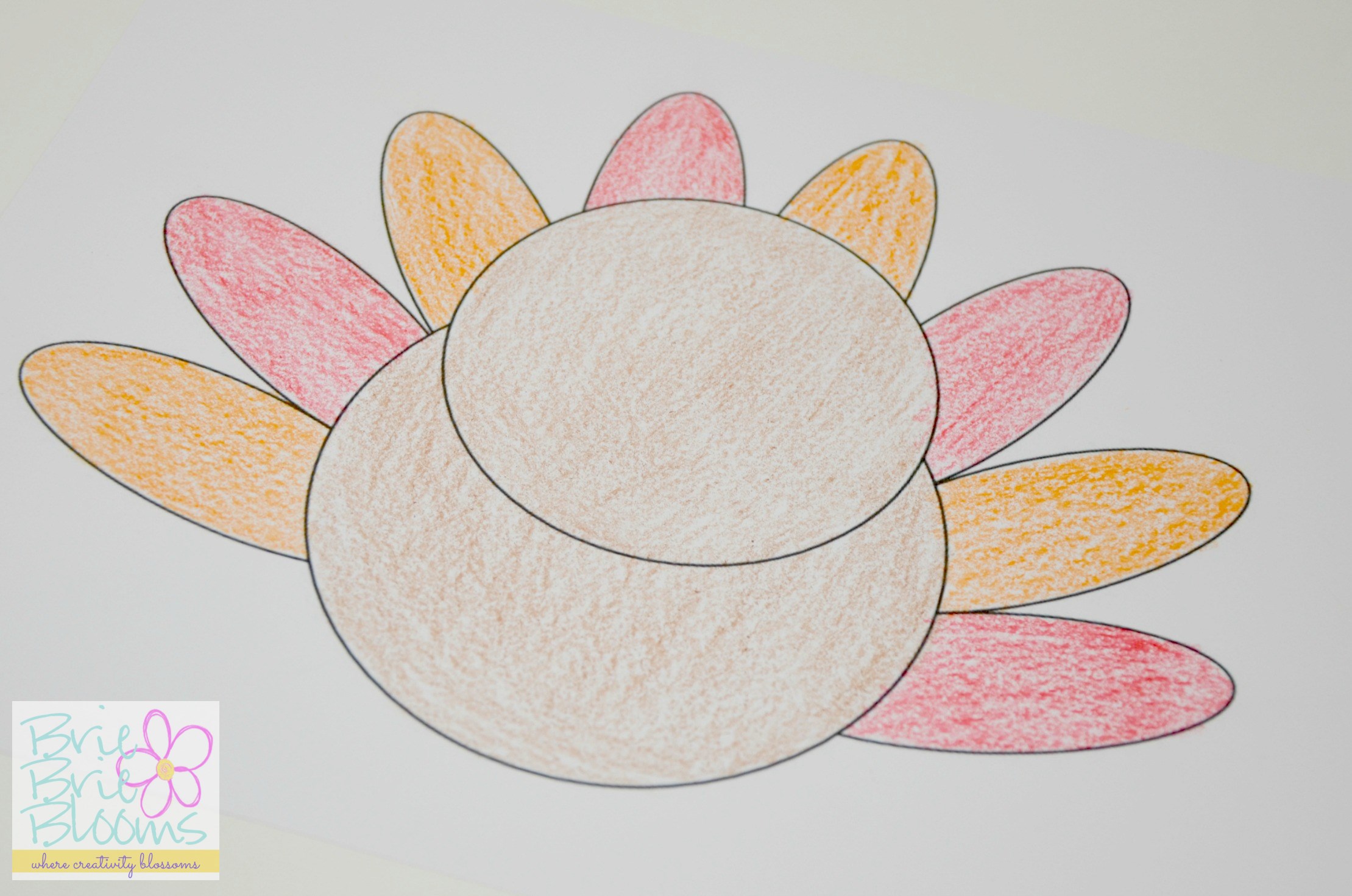 Pop Up Turkey Card Kids Craft coloring page