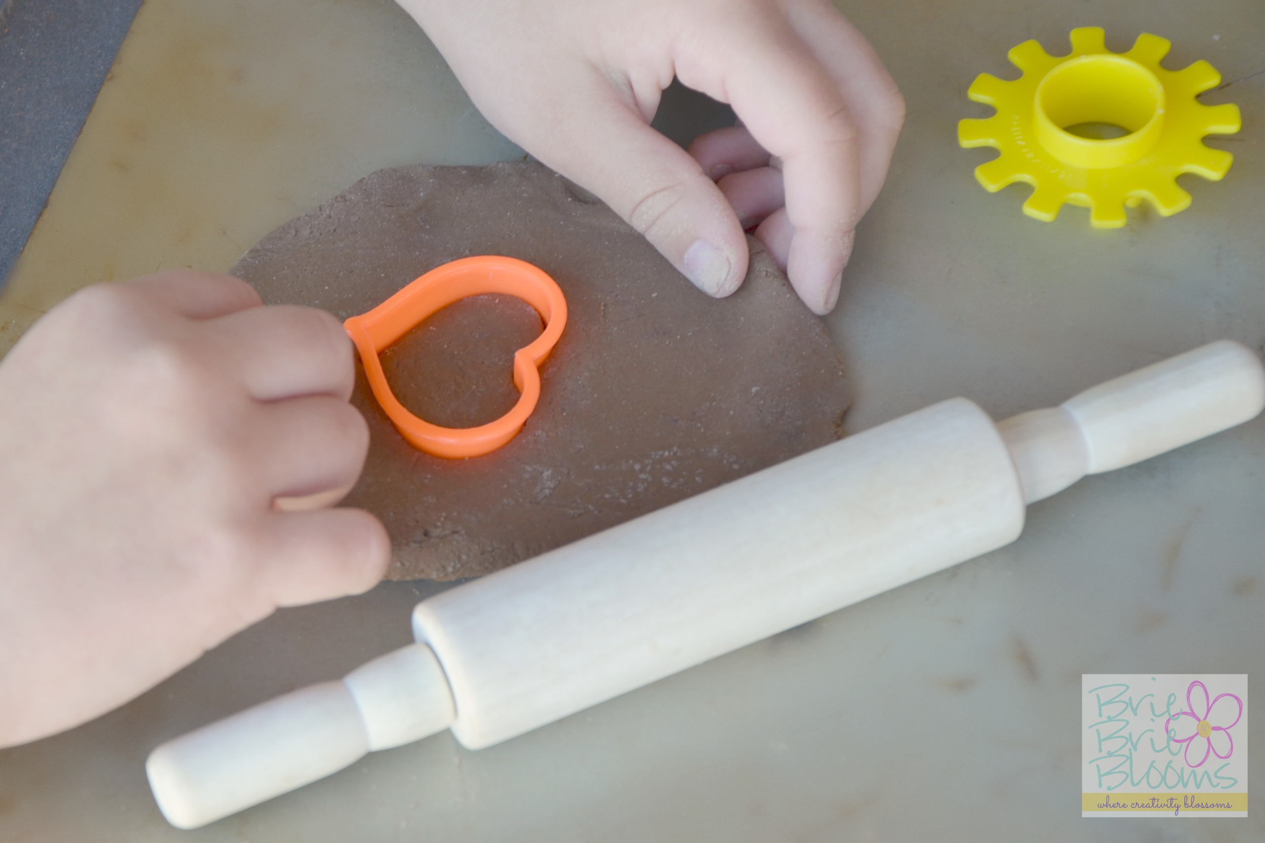 Playing with Chocolate Play Dough