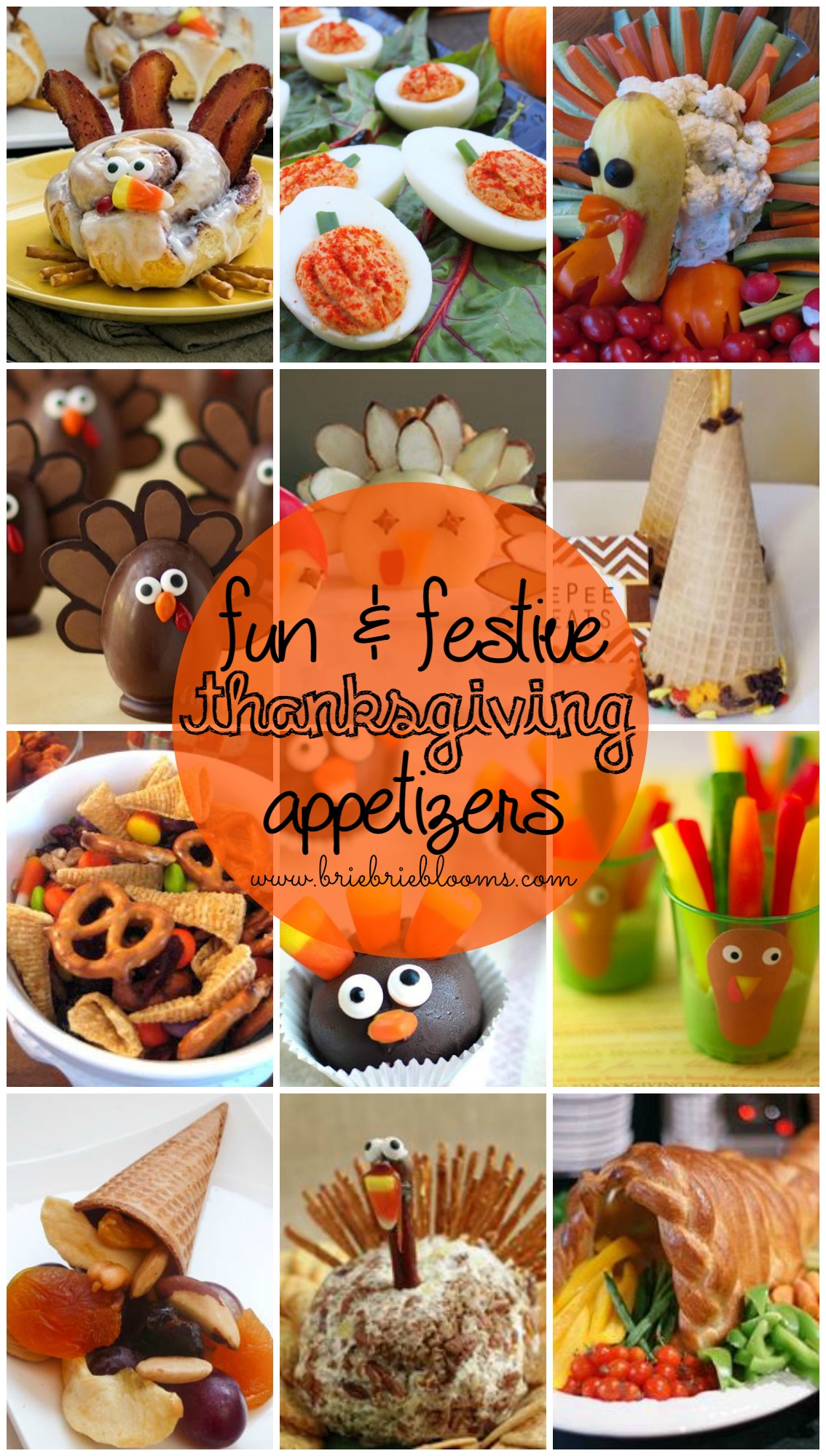 Fun And Festive Thanksgiving Appetizers Brie Brie Blooms