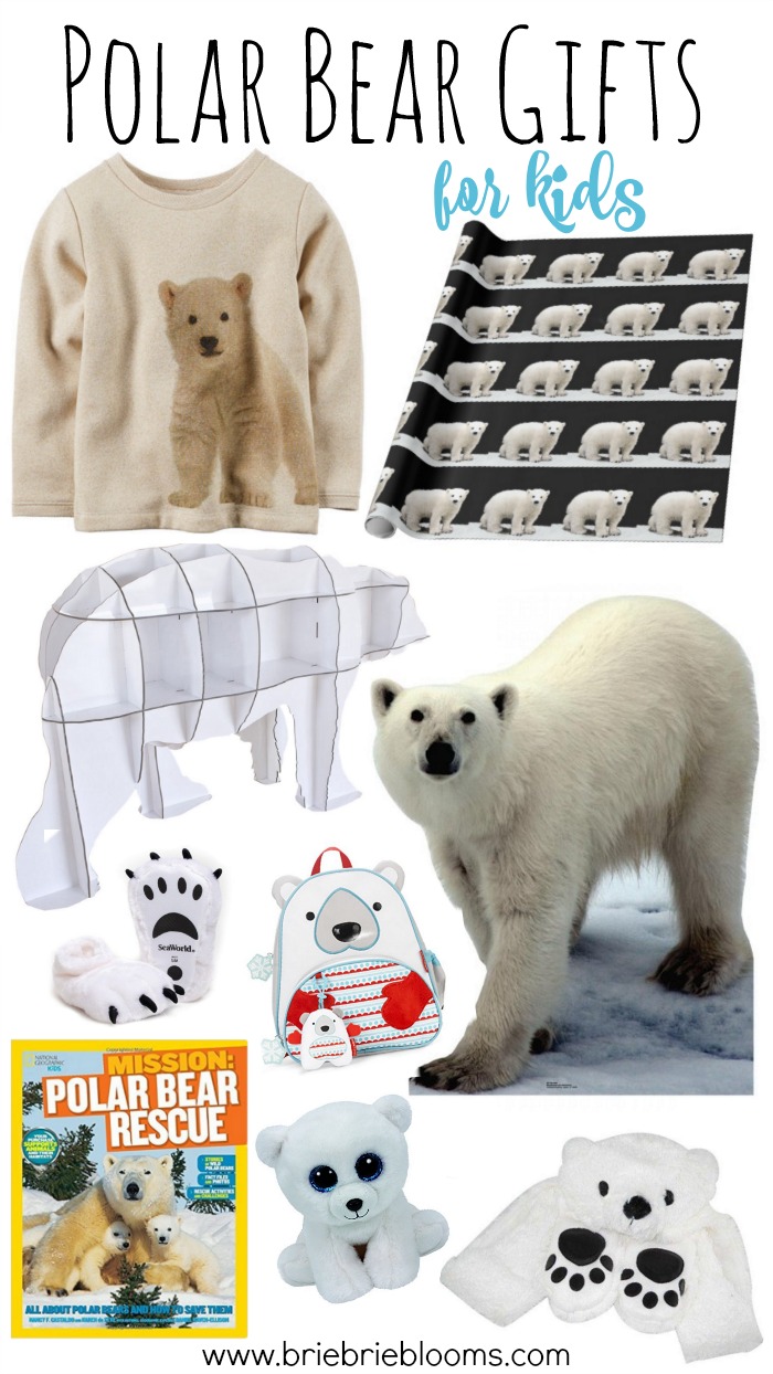 Polar bear gifts for kids Brie Brie Blooms