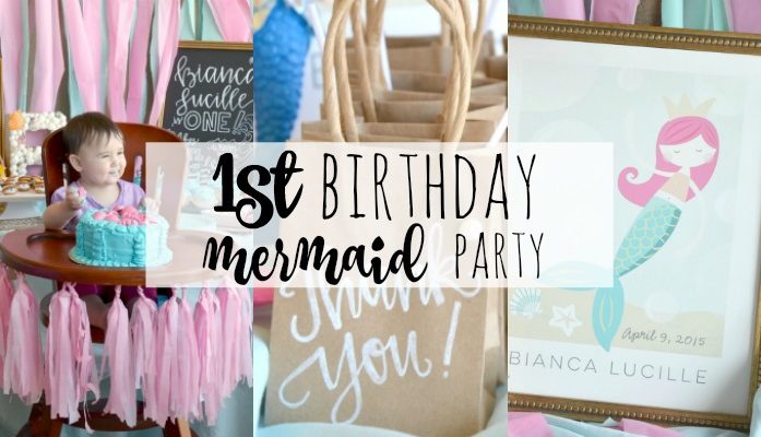 First Birthday Mermaid Party feature