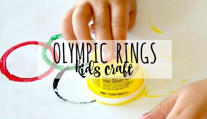 Olympic rings kids craft feature