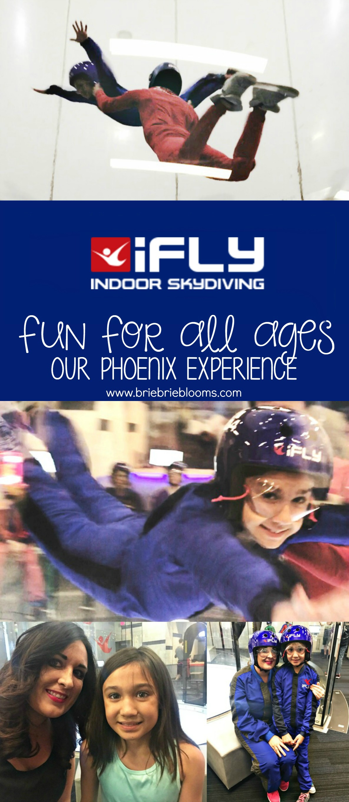 iFLY Indoor Skydiving Phoenix Fun for All Ages Brie Brie Blooms