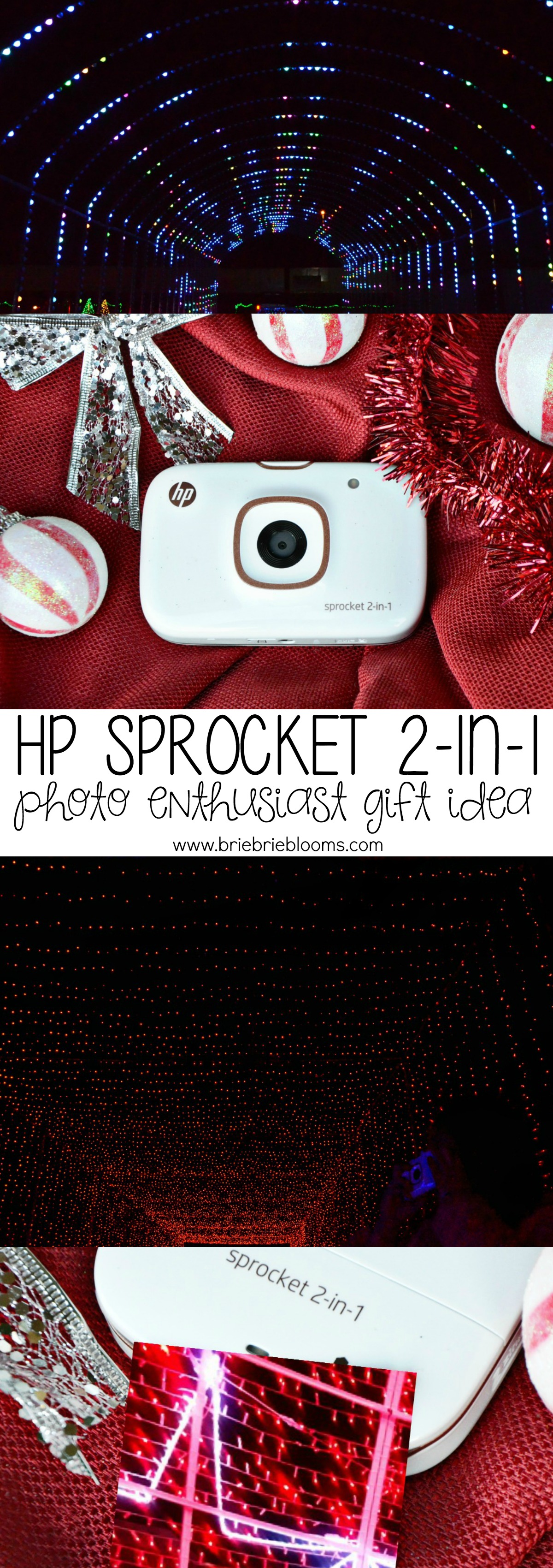 HP Sprocket 2-in-1 Camera Printer Red