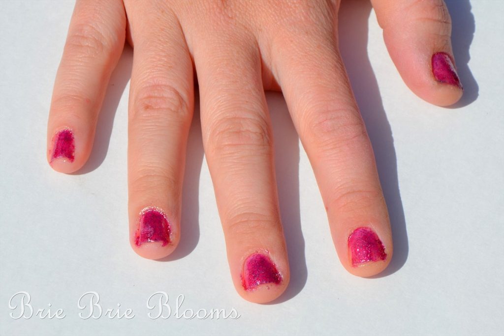 Mommy Daughter Nail Fun with Sally Hansen Brie Brie Blooms