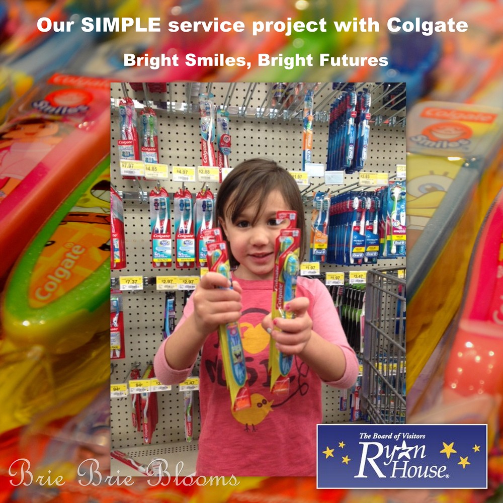 Brie Brie Blooms, The Ryan House, Colgate 4 Kids Simple Service Project, #Colgate4Kids #theryanhouse #phoenix #serviceproject #colgate (5)