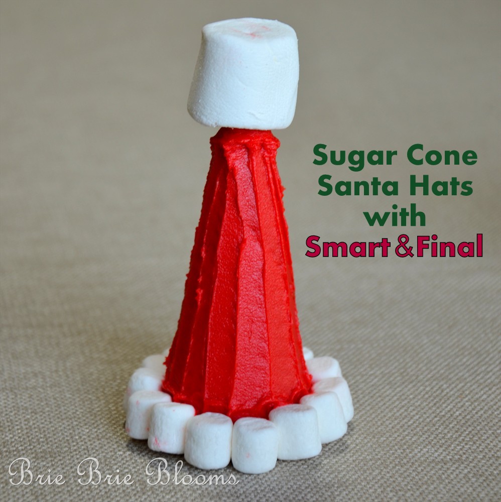 Brie Brie Blooms, Sugar Cone Santa Hats with Smart&Final, cover, #ChooseSmart