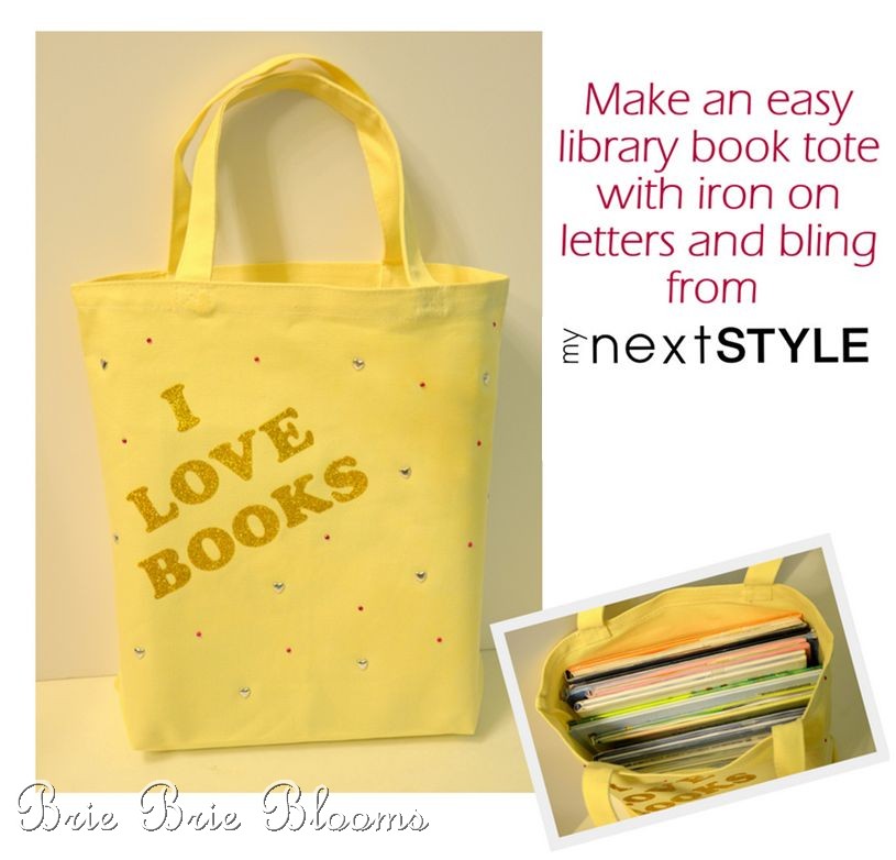 Library Book Tote from My Next Style {tutorial and giveaway}