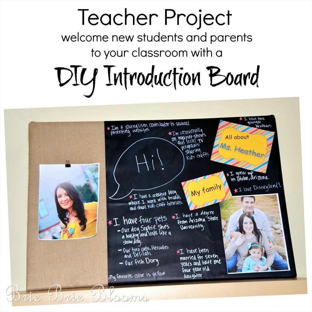 Teacher Project: DIY Introduction Board