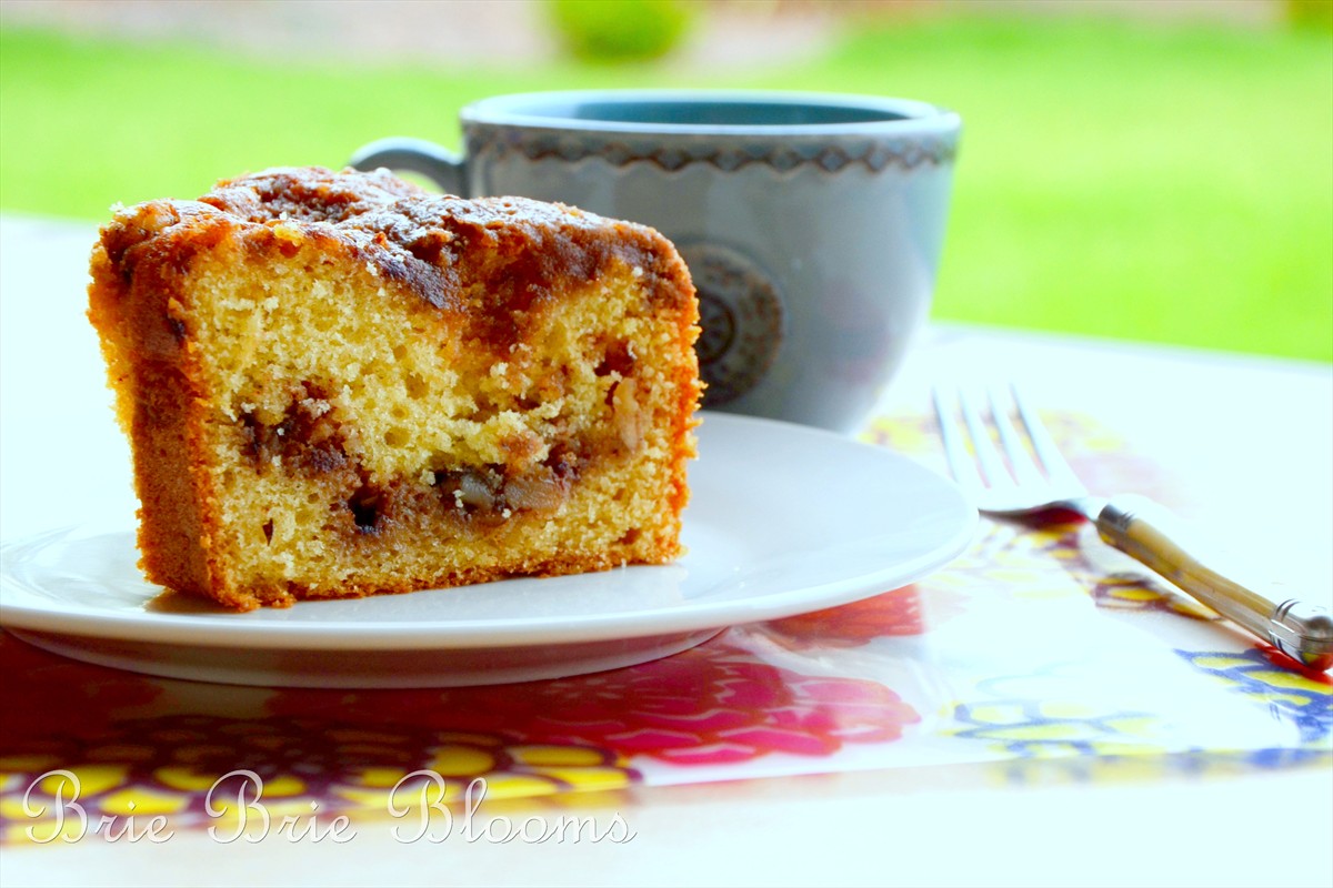 Miss Nini's Dessers, Streusel Walnut Sour Cream Coffee Cake (5)