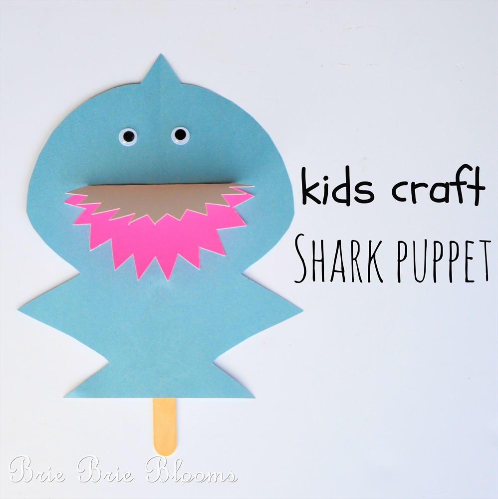 Kids Craft Shark Puppet (2)