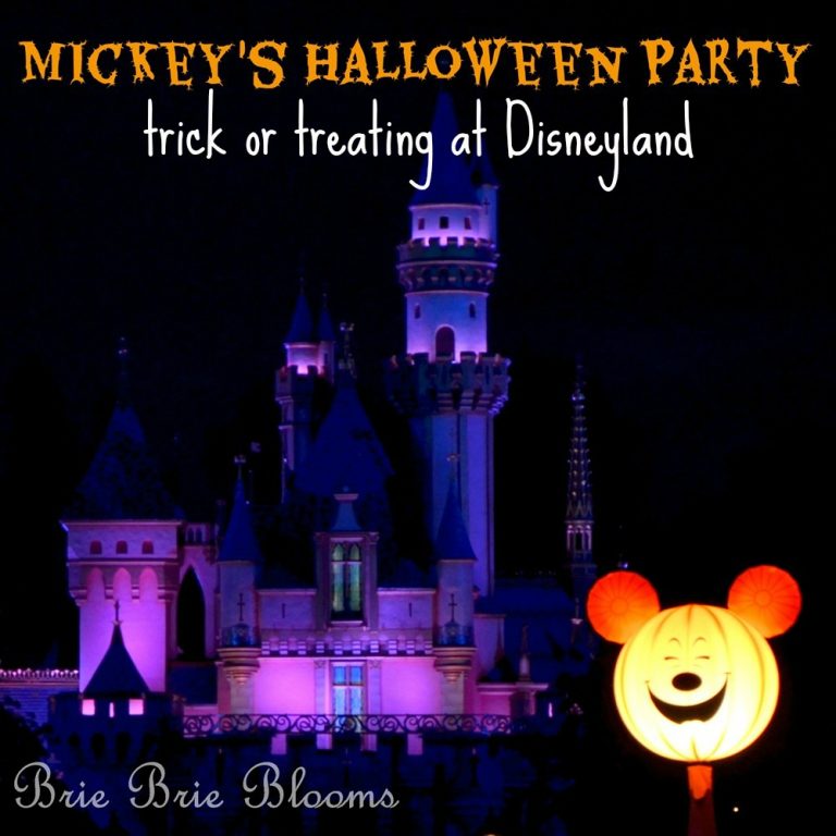 Mickey's Halloween Party, trick or treating at Disneyland - Brie Brie ...