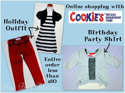 Brie Brie Blooms, Shopping online with Cookie's Kids, Total Purchase, #Cbias #SocialFabric #CookiesKids