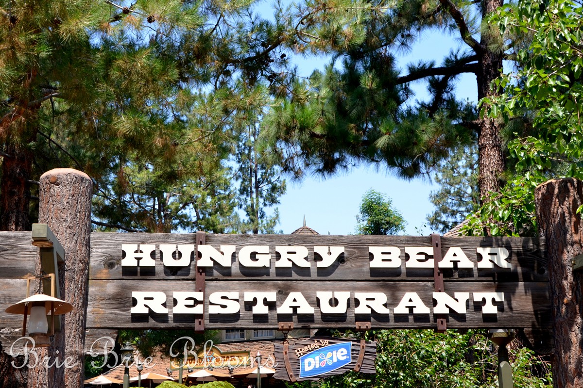 Disneyland Hungry Bear Restaurant, sign