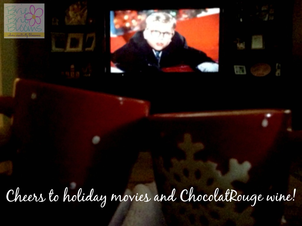 Cheers to holiday movies and ChocolatRouge Wine #Cheers2Chocolate #ChocolateRouge #shop #cbias