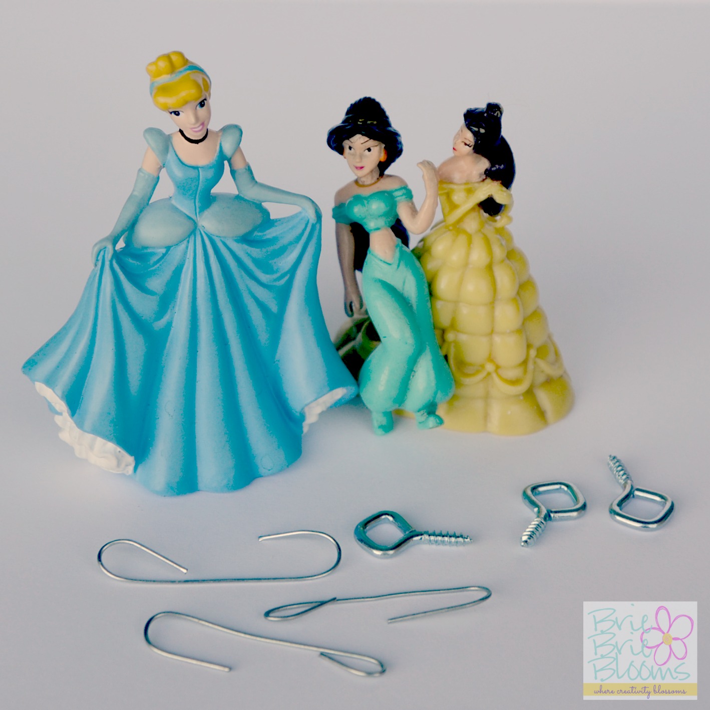 DIY Disney Princess ornaments supplies