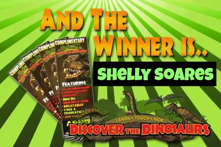 Discover the Dinosaurs ticket winner