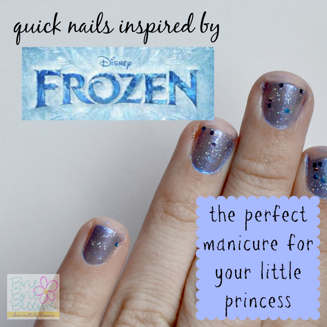 FROZEN inspired nails