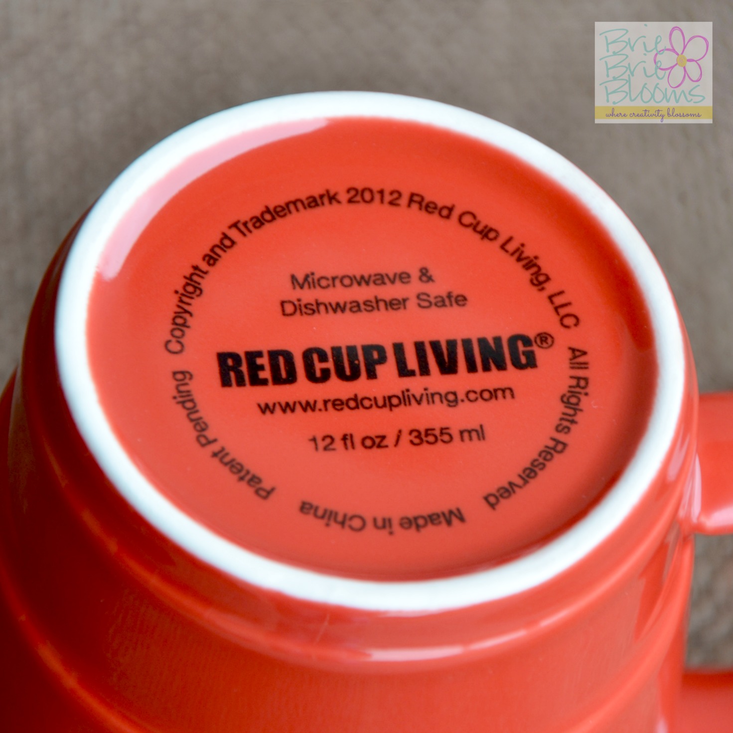Red Cup Living mug is dishwasher safe