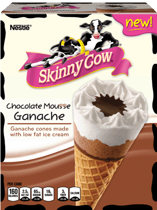 Skinny Cow Ganache Chocoate Mousse Frozen Treats Packaging #SkinnyCowGanache #shop #cbias