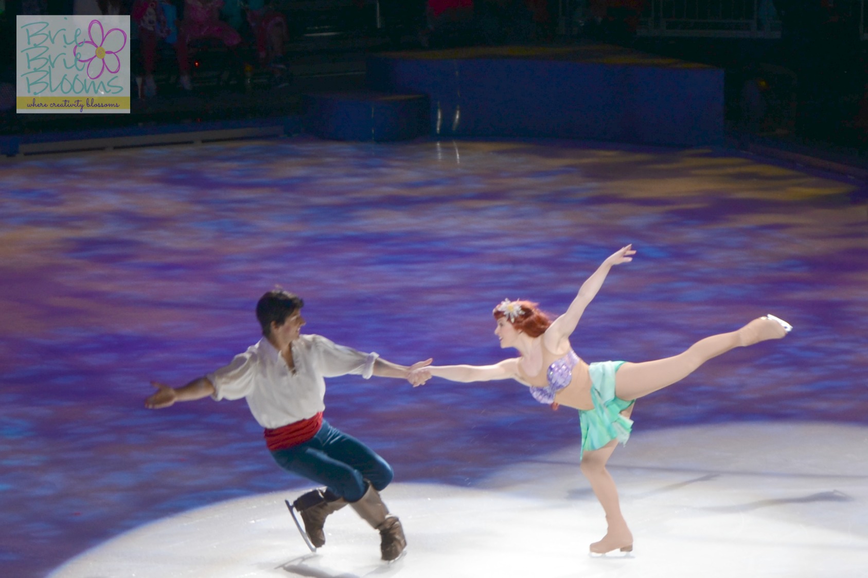 Eric and Ariel at Disney On Ice Rockin' Ever After