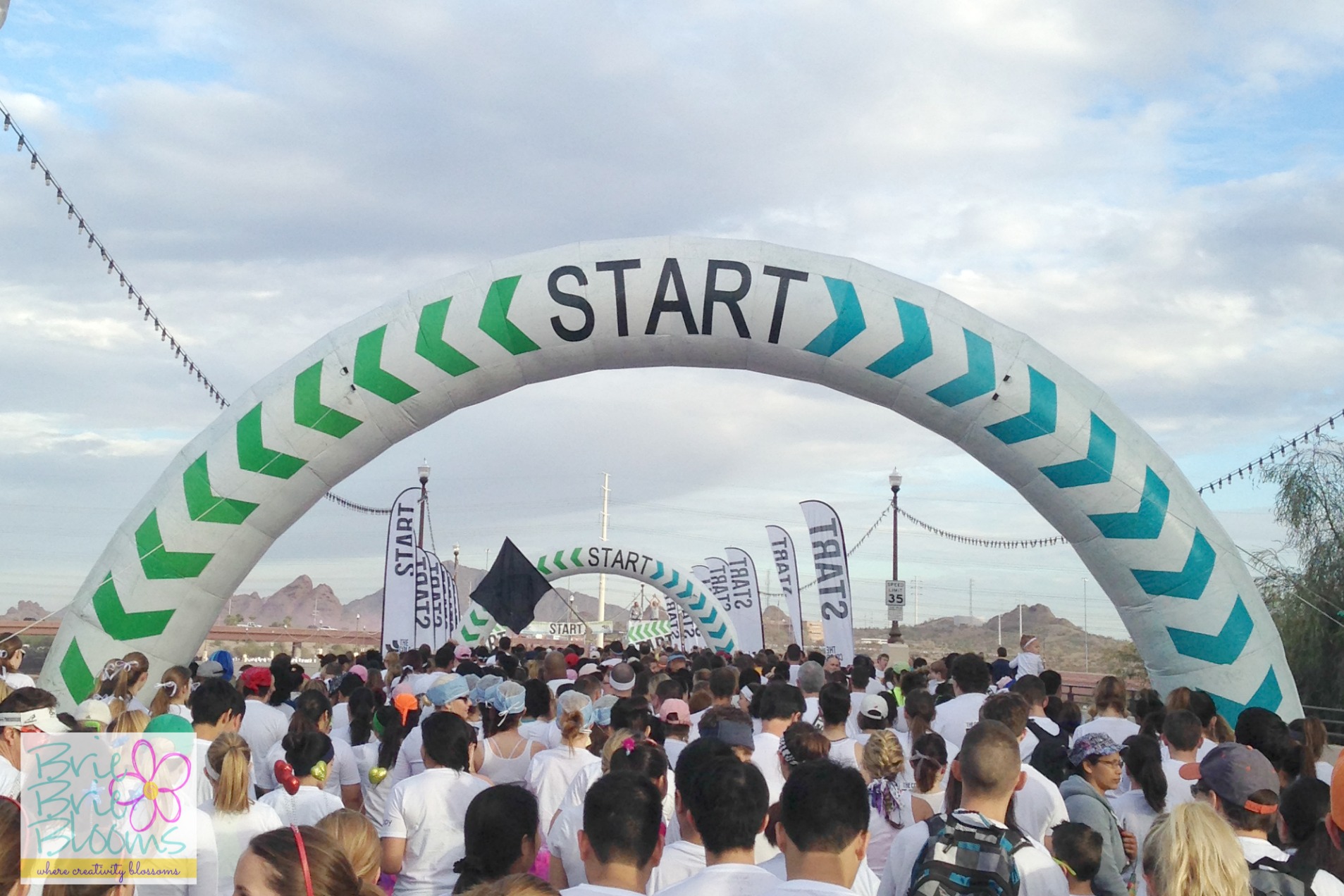 The Color Run start line