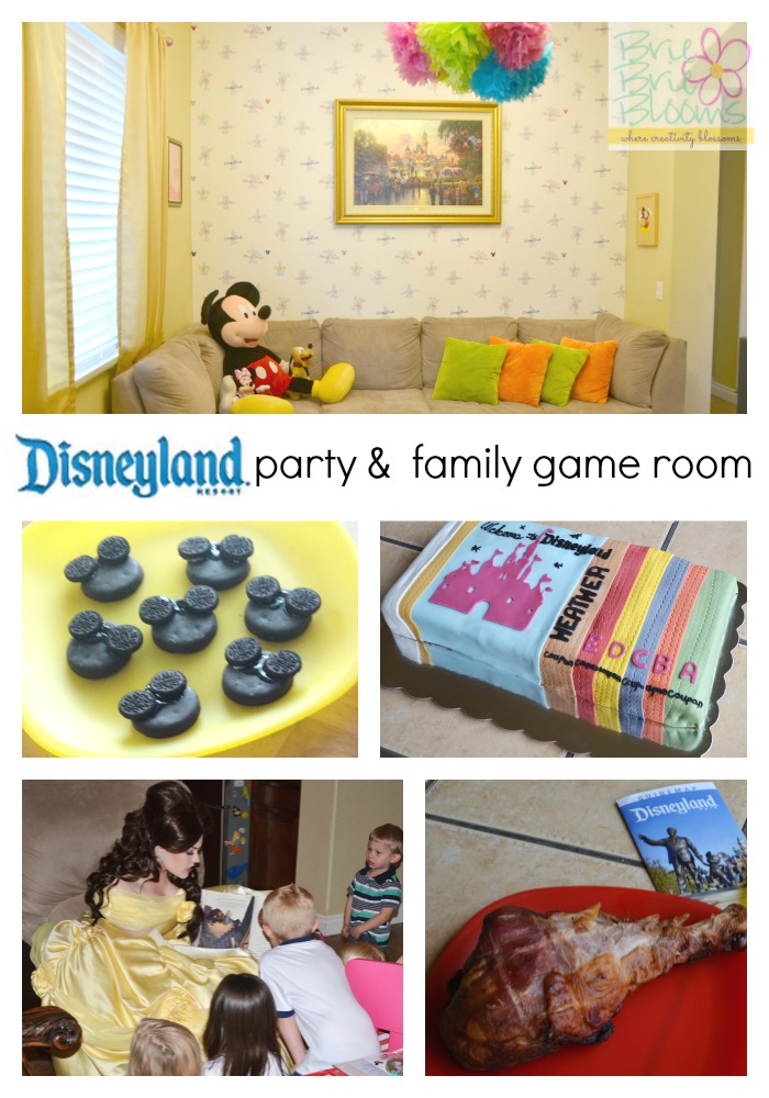 Disneyland party and family game room