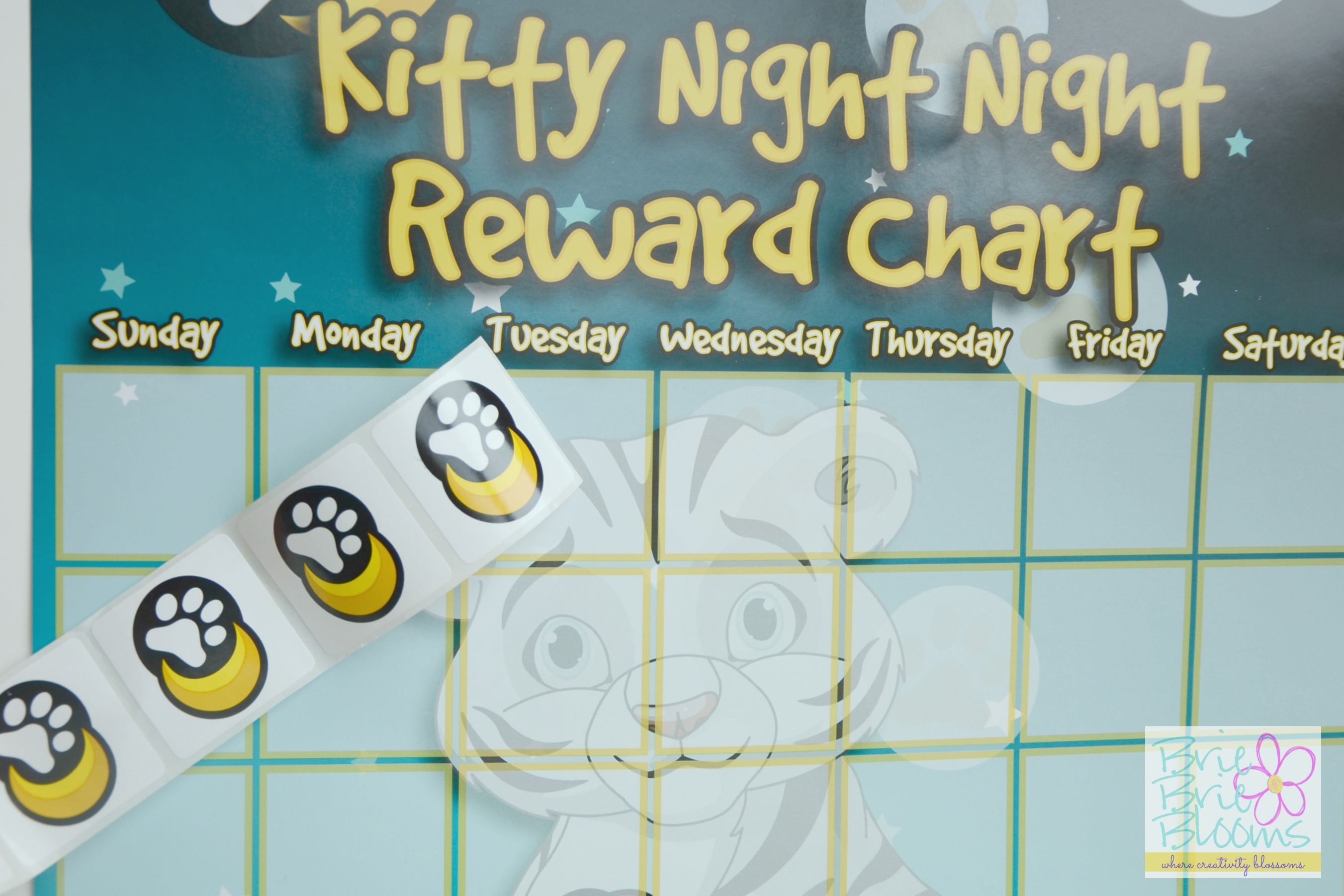 Kitty Night Night reward chart