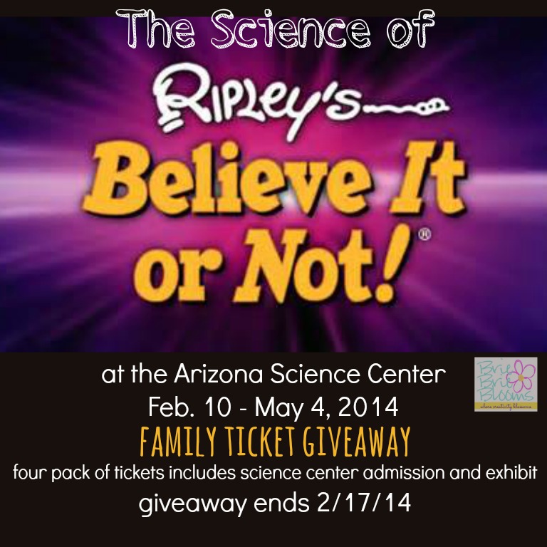 The Science of Ripley's Believe It or Not at the Arizona Science Center family ticket giveaway