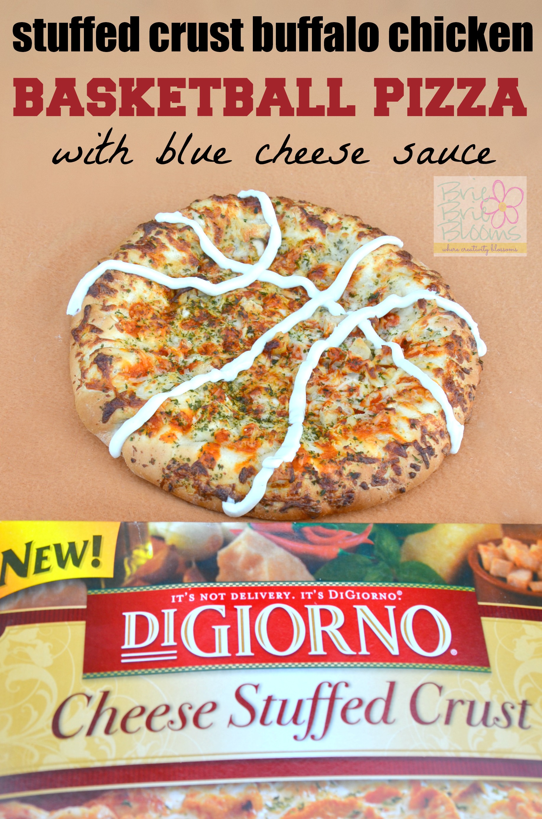 basketball-pizza-with-blue-cheese-sauce