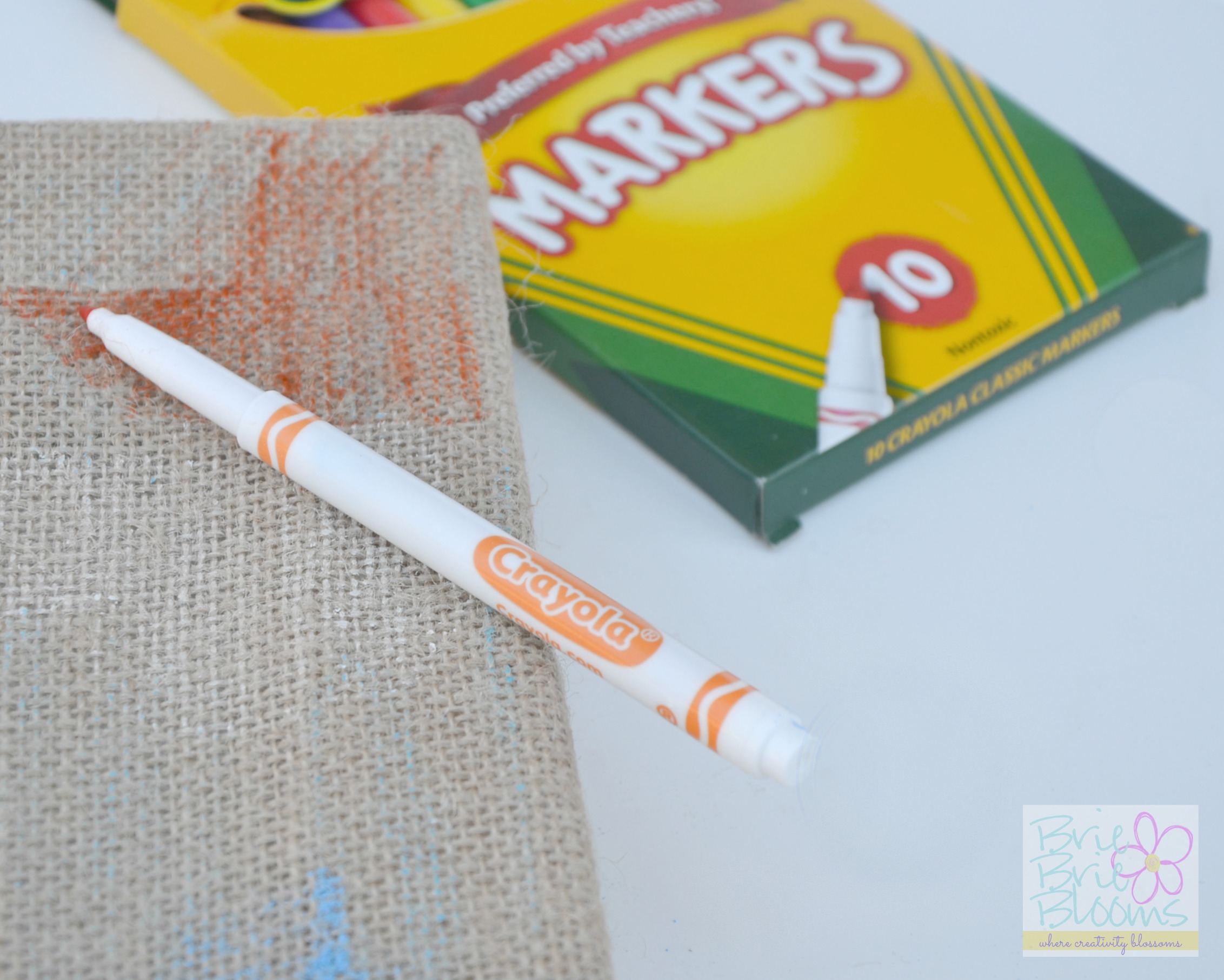 crayola-markers-on-burlap