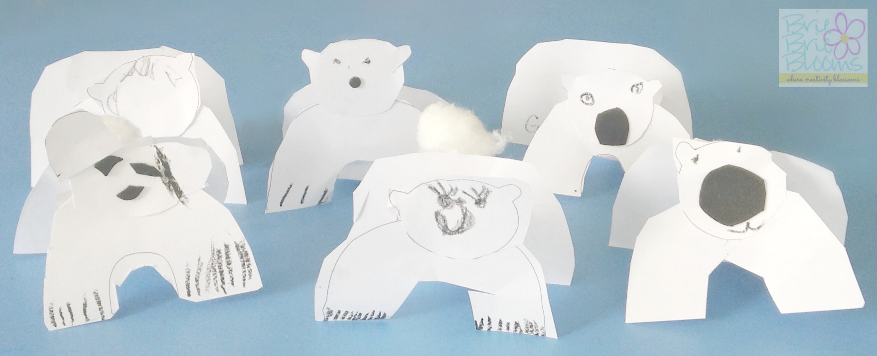 polar bear classroom craft