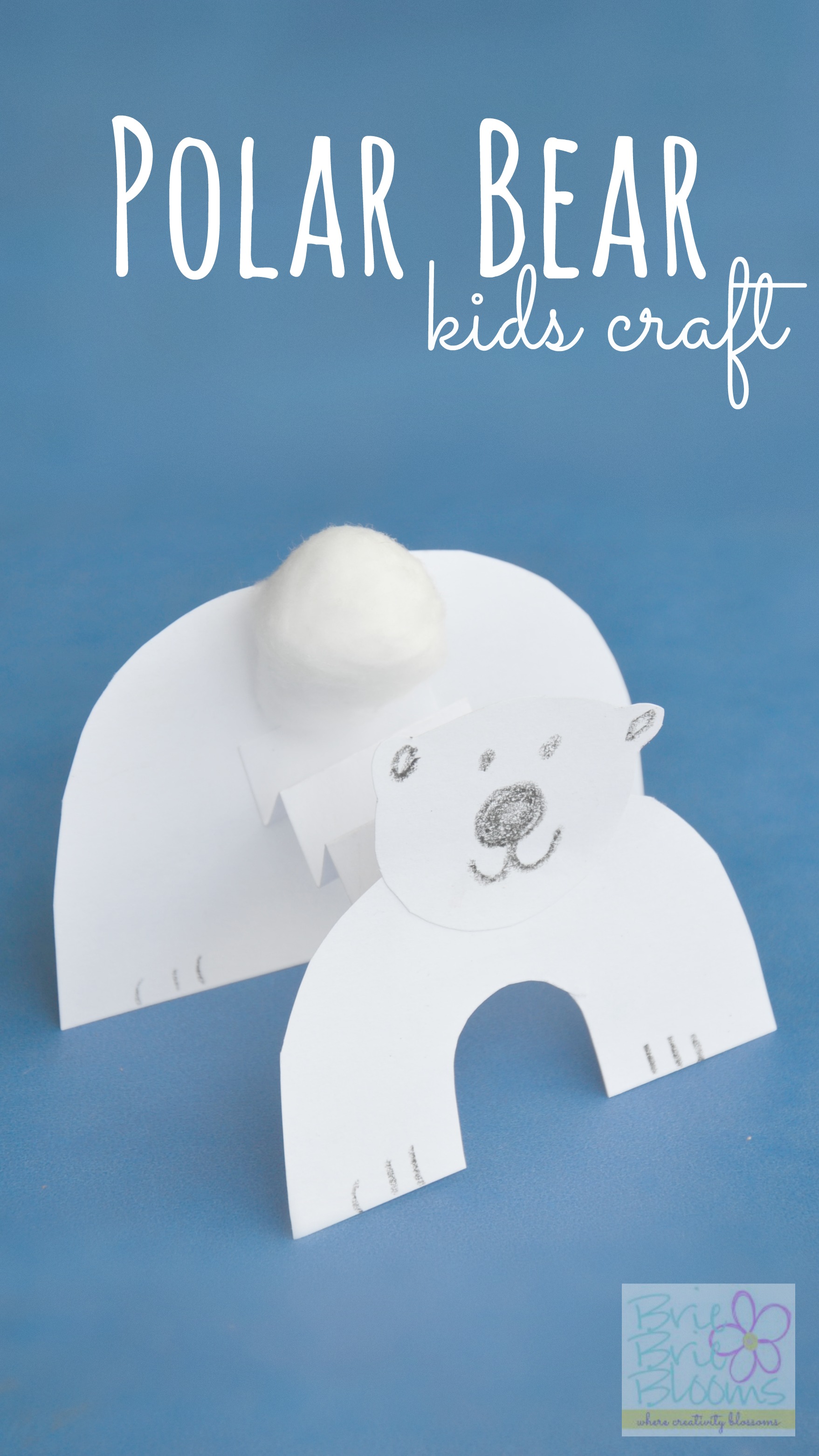 polar bear kids craft