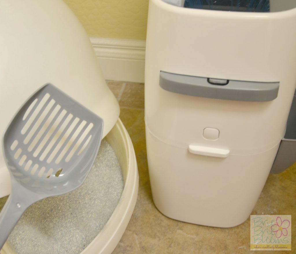 I'm taking control of the litter box with the Litter Genie Brie Brie