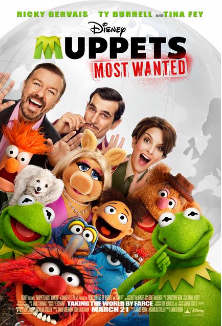 Disney Muppets Most Wanted movie poster