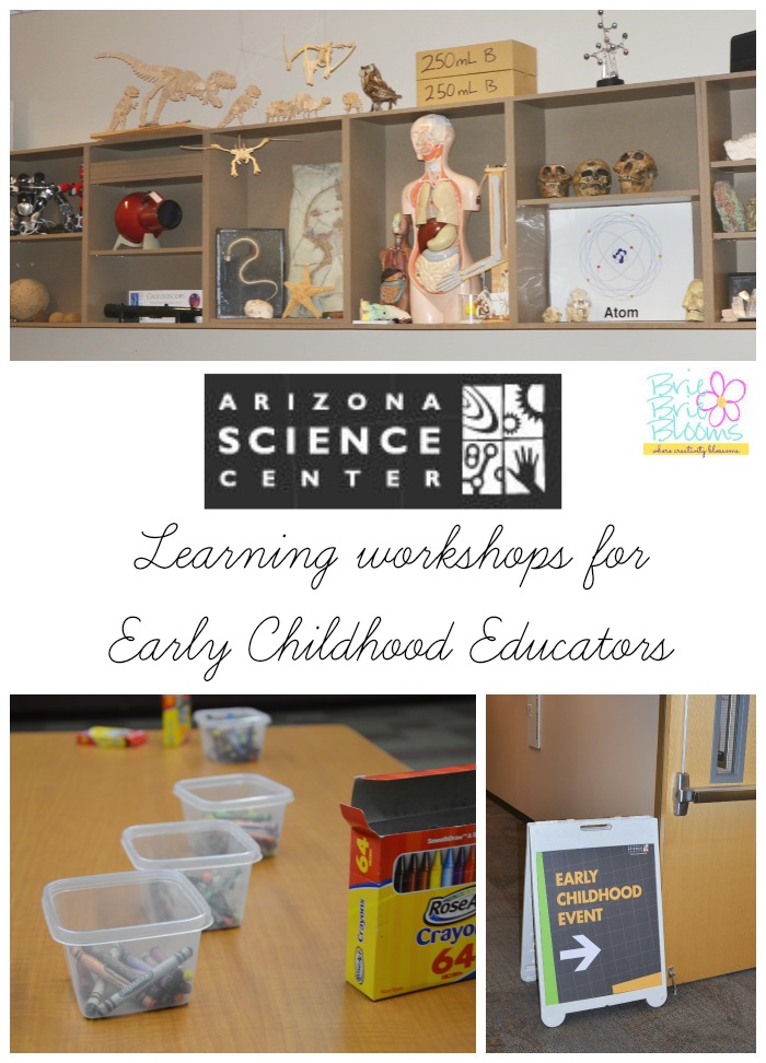 Learning workshops for Early Childhood Educators at the Arizona Science Center