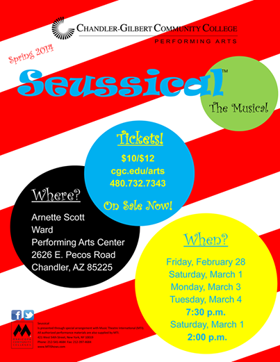 Seussical at Chandler Gilbert Community College