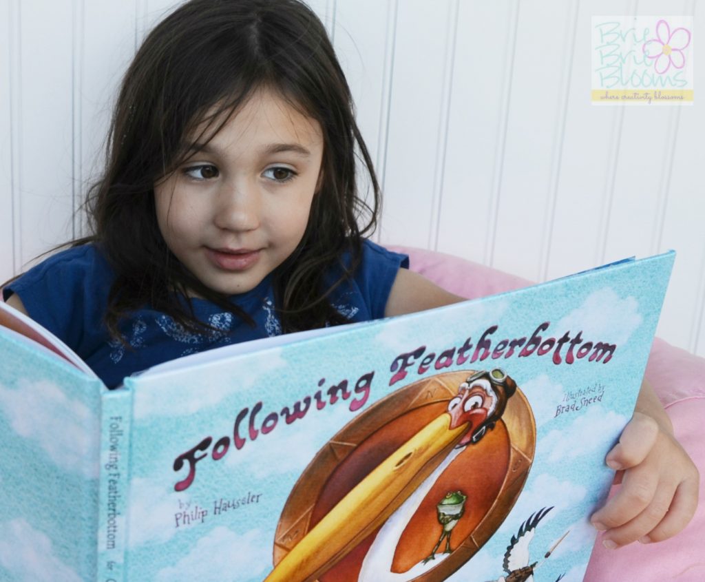 Following Featherbottom personalized childrens book Brie Brie Blooms