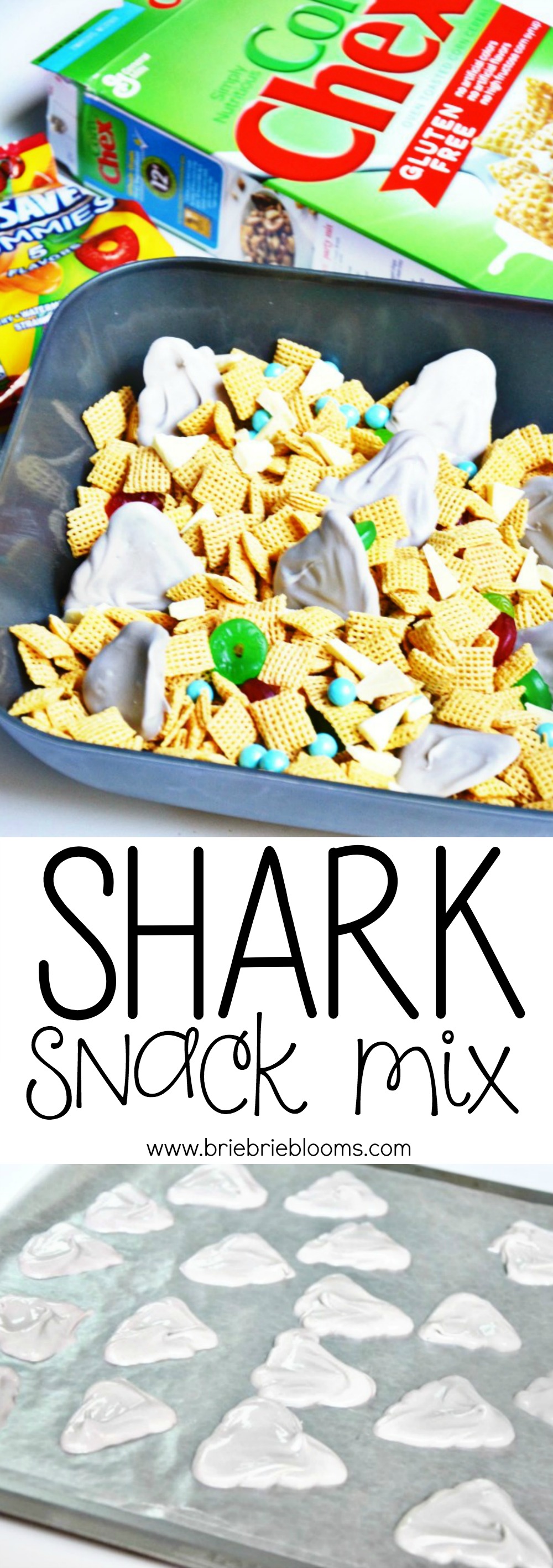 Shark snack mix is a perfect treat for Shark Week!