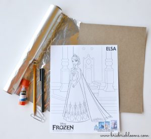 FROZEN soundtrack CD giveaway and Elsa tracing activity - Brie Brie Blooms