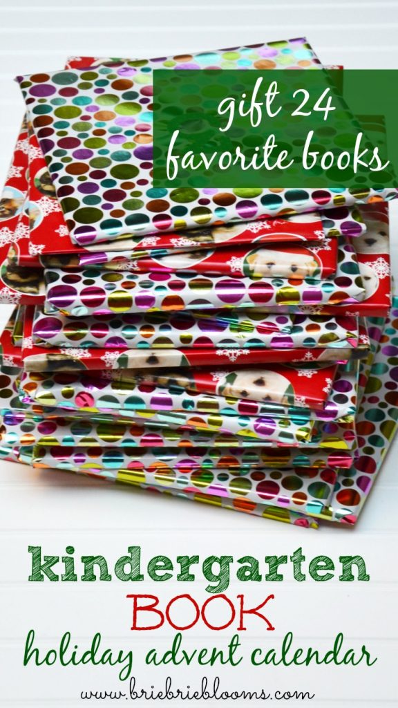 Kindergarten book advent calendar Brie Brie Blooms