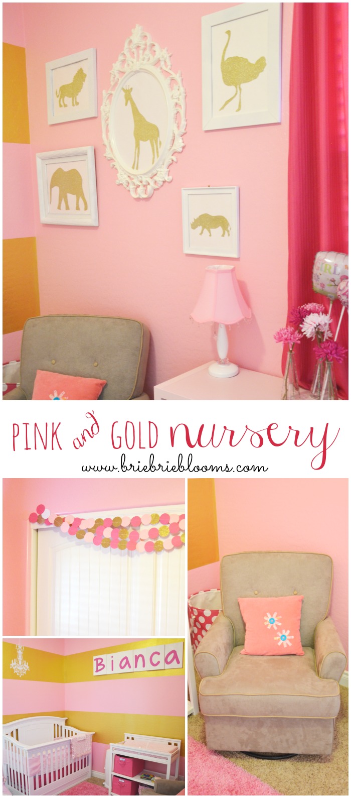 pink-and-gold-nursery