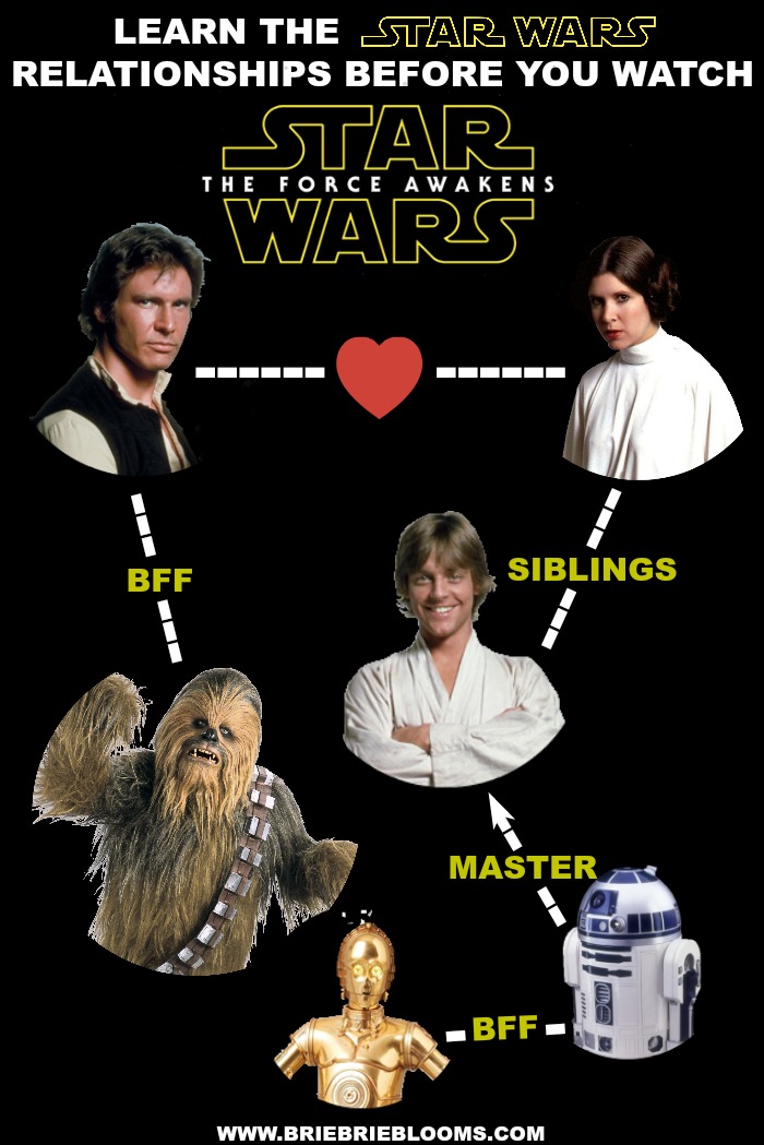 Star Wars newbie, learn the relationships before you watch Star Wars The Force Awakens!