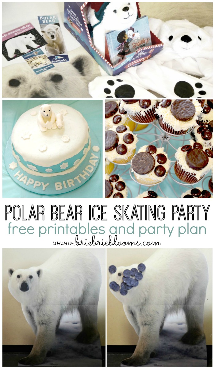 polar bear ice skating party