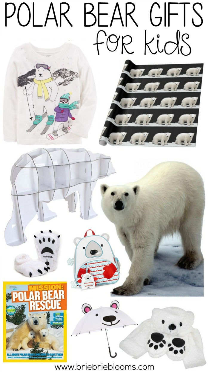 Polar bear gifts for kids are perfect for birthdays, holidays and even Easter basket gift ideas. They are also a great way to start the conversation about polar bears for International Polar Bear Day. 