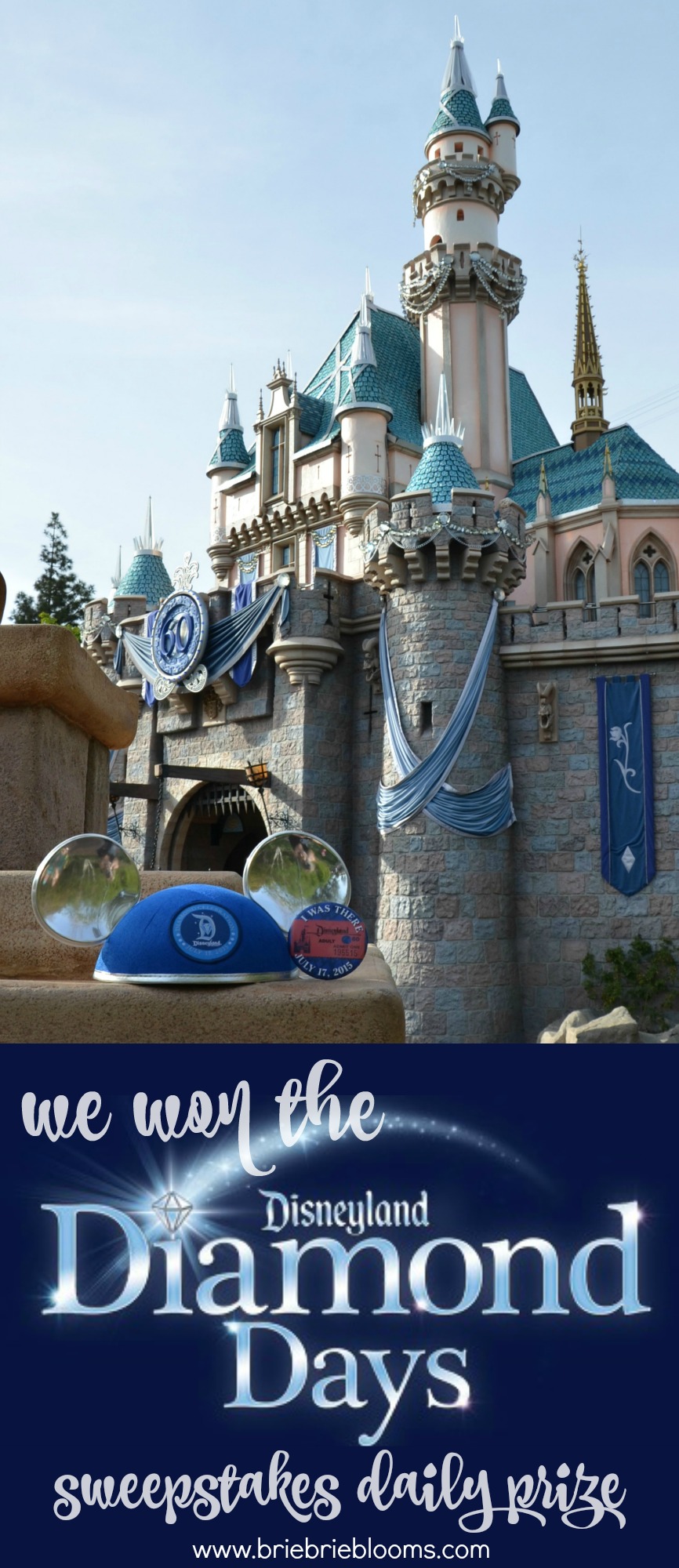 Disneyland Diamond Days Sweepstakes Winner - We won the Diamond Days Daily sweeps
