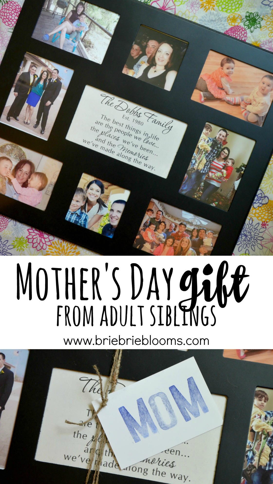 Mother's Day gift from adult siblings gifts.com