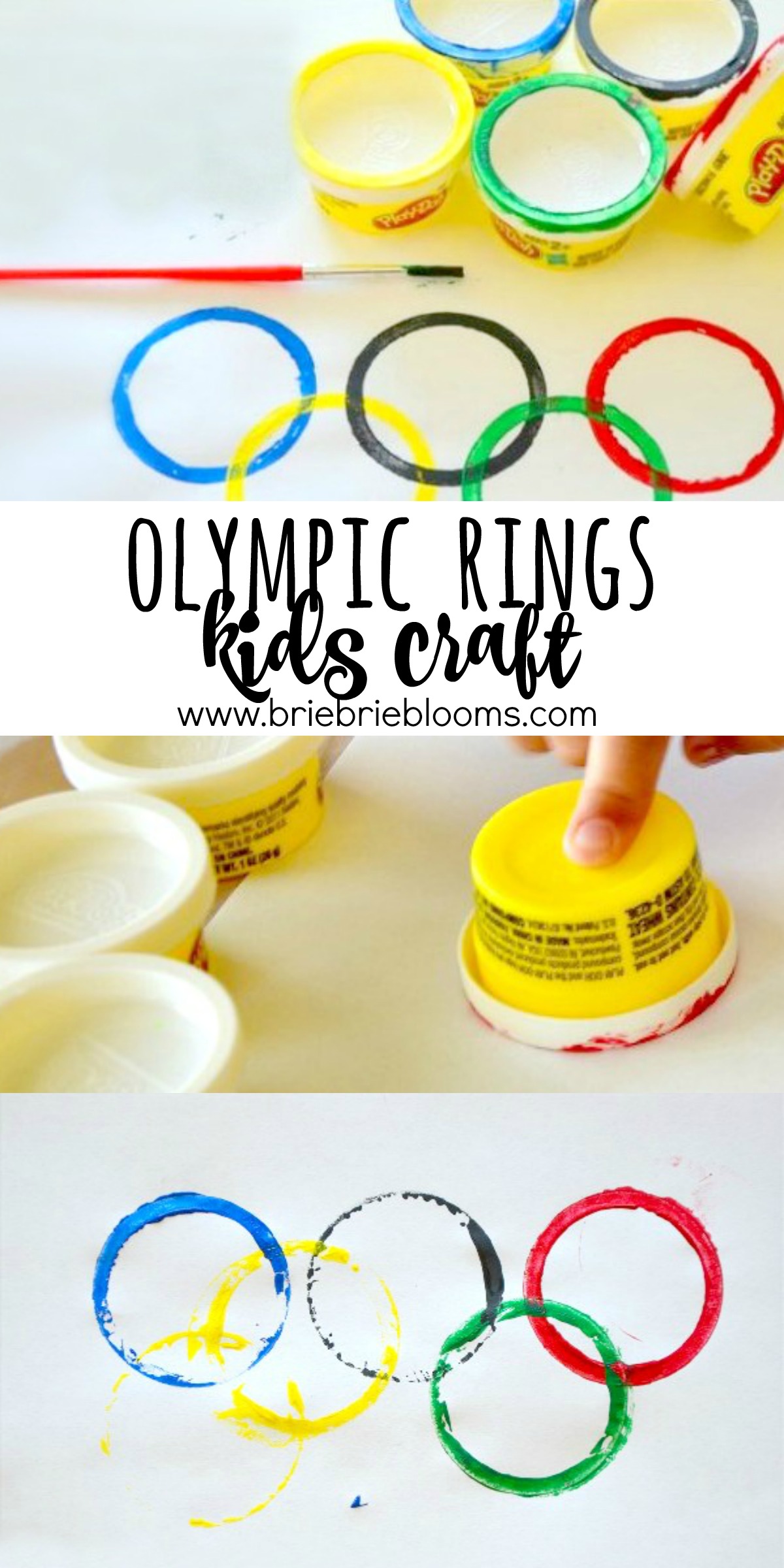 Olympic rings kids craft - Brie Brie Blooms